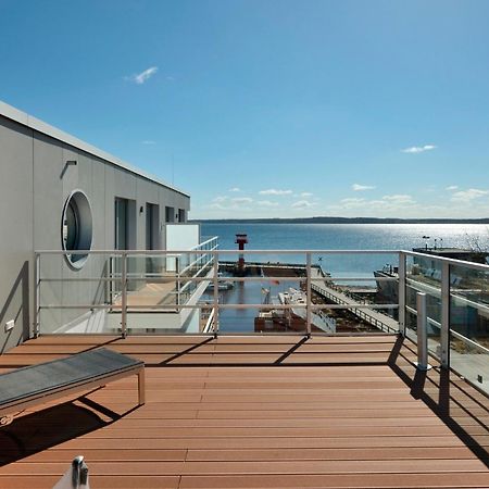 Apartment 37 "Sonnendeck", Blickrichtung Von Der Terrasse Auf Das Offenes Meer, Strand, Innenstadt Эккернфёрде Экстерьер фото